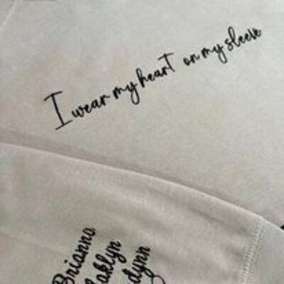 I wear my heart on my sleeve - image1